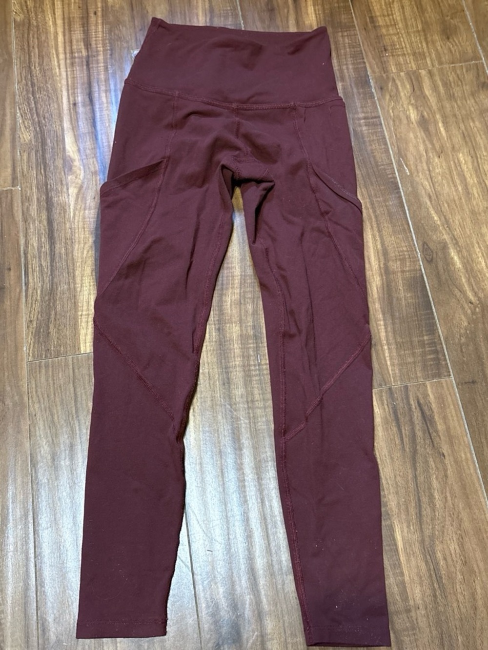 Beyond Yoga High-Waist Burgundy Workout Leggings